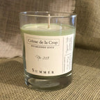 Soy Candle - Summer (Cucumber & Basil) by Creme de la Crop
