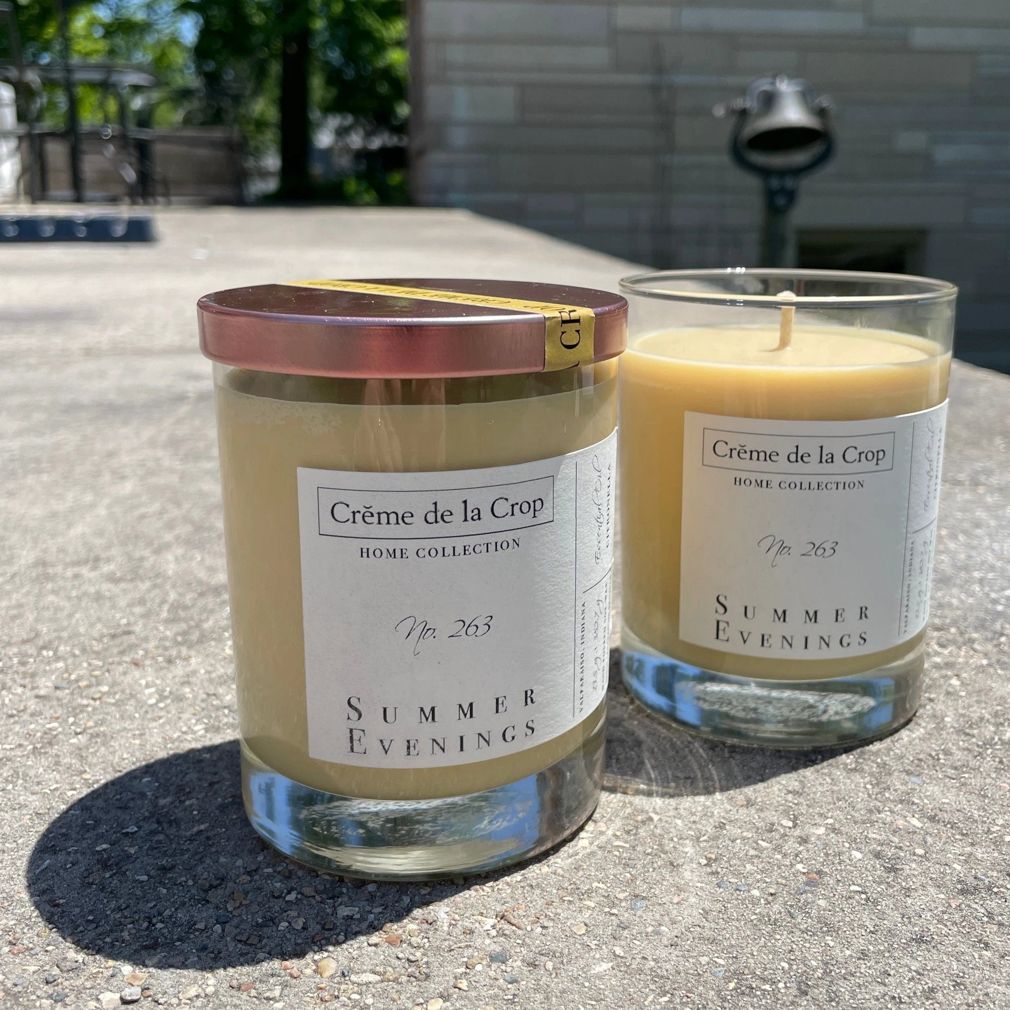Soy Candle - Summer Evenings (Citronella) by Creme de la Crop