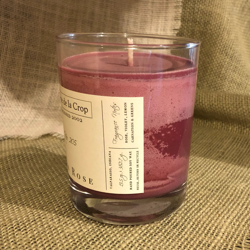 Soy Candle - Tea Rose by Creme de la Crop