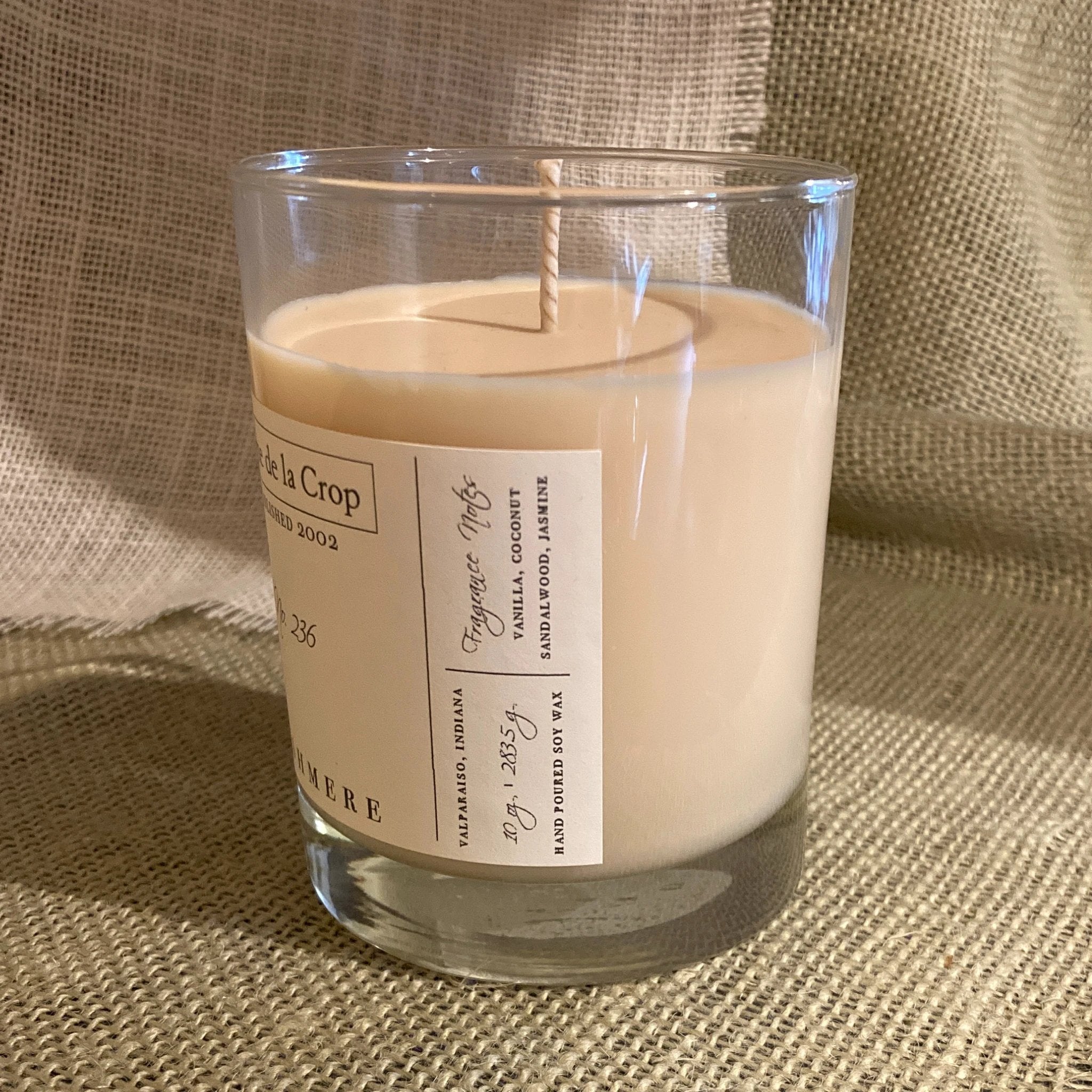 Soy Candle - Tranquility (Lemongrass & Black Currant) by Creme de la Crop