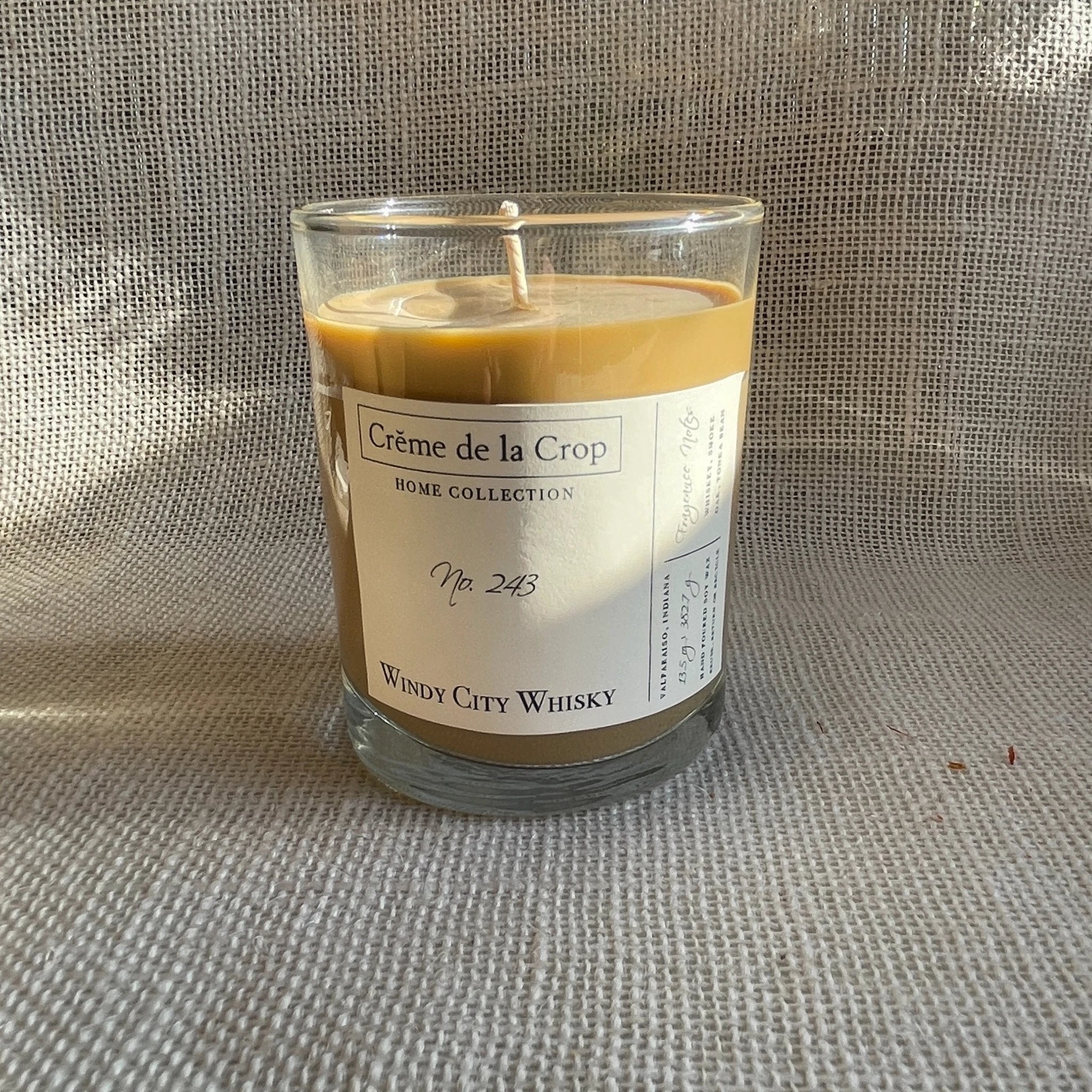 Soy Candle - Windy City Whisky by Creme de la Crop