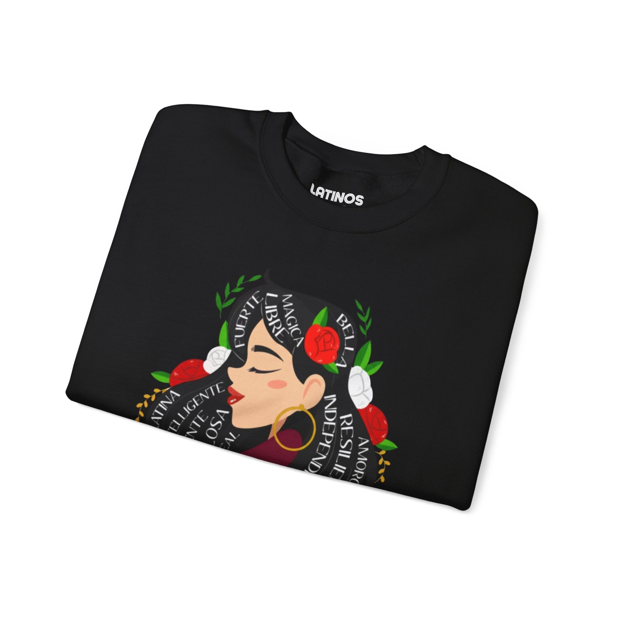 Soy Mujer (Bella, Leal, Latina, Valiente) Female Empowerment Crewneck Sweatshirt | Fleece - Lined Crewneck | 3 Colors Sweatshirt La Vie Bien Soy Mujer (Bella, Leal, Latina, Valiente) Female Empowerment Crewneck Sweatshirt | Fleece - Lined Crewneck | 3 Colors