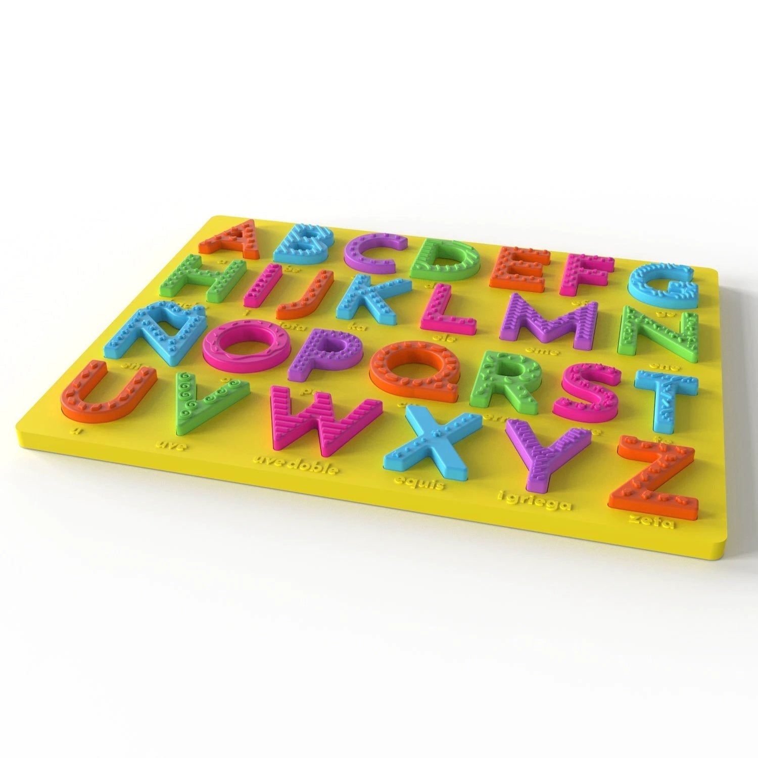 Spanish Alphabet Puzzle La Vie Bien Spanish Alphabet Puzzle