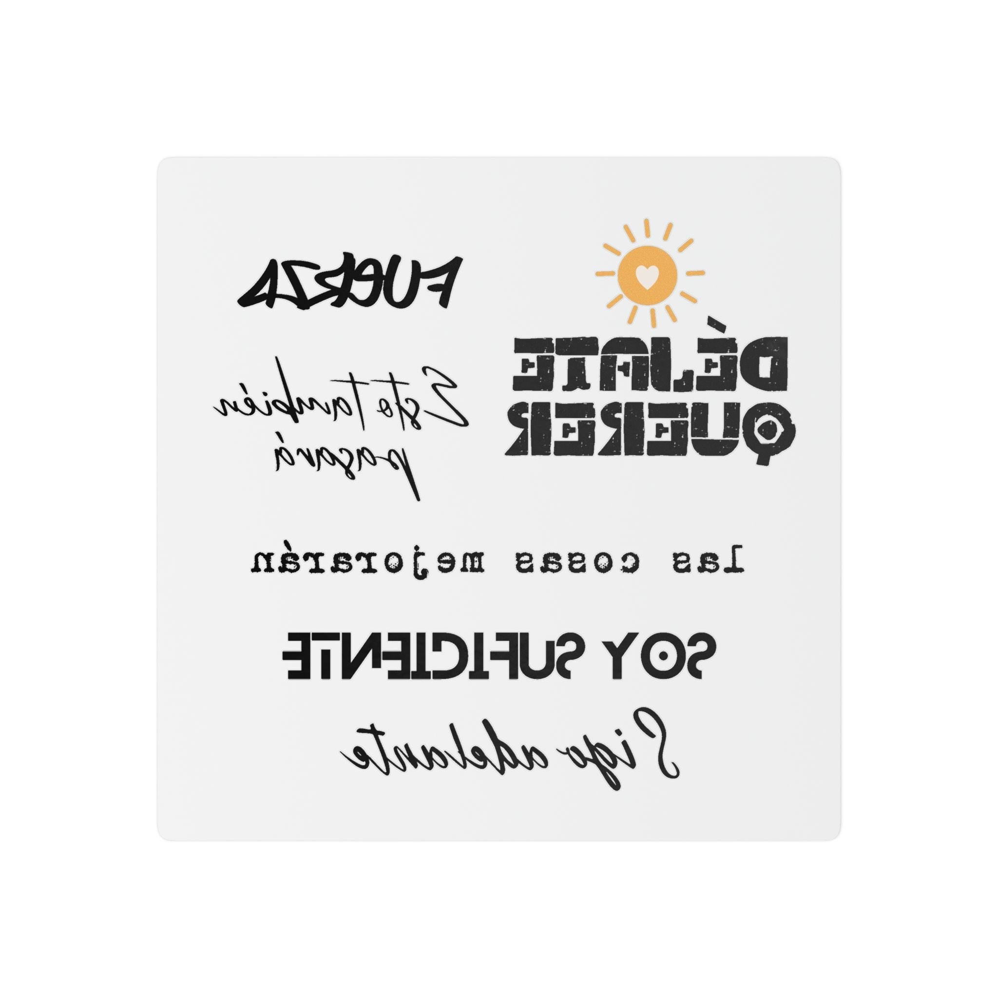 Spanish Mental Health Phrase Temporary Tattoos | Healing Quote Tattoos Paper products La Vie Bien Spanish Mental Health Phrase Temporary Tattoos | Healing Quote Tattoos