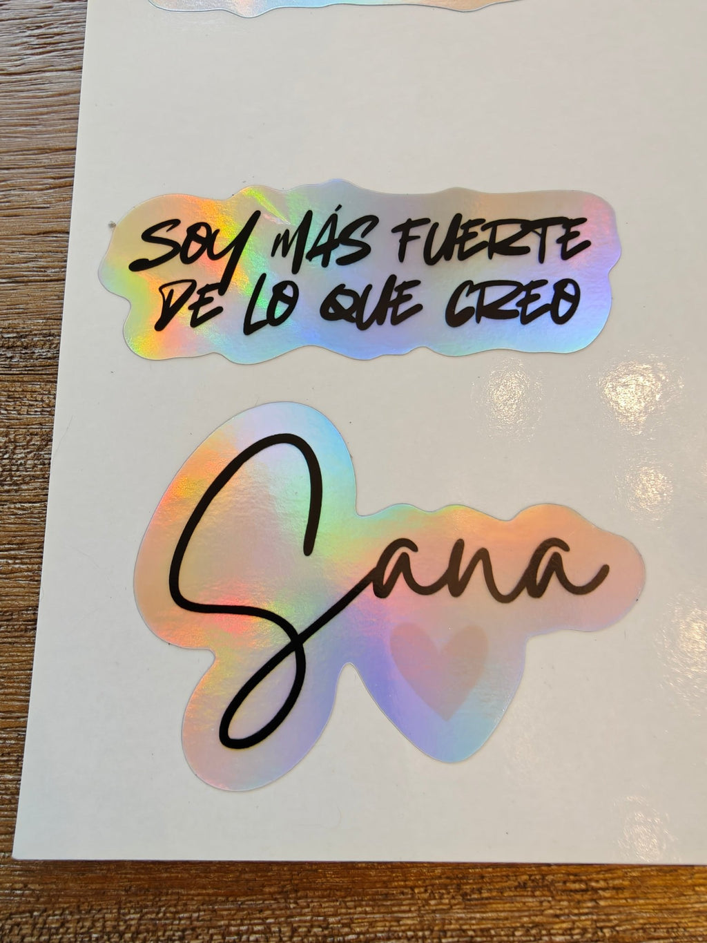 Spanish Motivational Phrase and mental health Sticker Sheet, Soy suficiente, Fuerza, Sigue adelante, sana, Soy más fuerte de lo que creo Paper products La Vie Bien Spanish Motivational Phrase and mental health Sticker Sheet, Soy suficiente, Fuerza, Sigue adelante, sana, Soy más fuerte de lo que creo