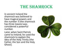 Sparkle Emerald Irish Shamrock Earrings in Sterling Silver Dangle Earrings La Vie Bien Sparkle Emerald Irish Shamrock Earrings in Sterling Silver