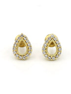 Sparkle Teardrop Studs by Fair Anita