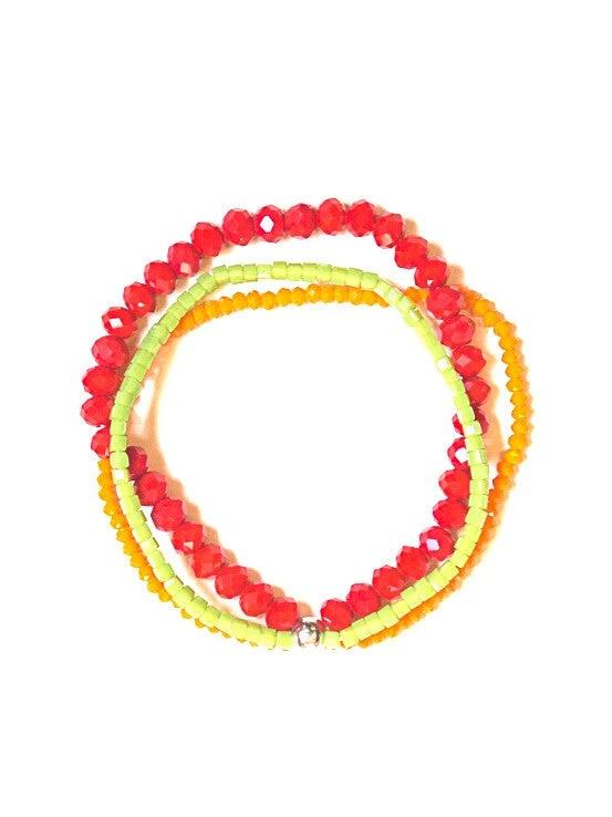 Sparkle Glass Elastic Bracelet by Fair Anita