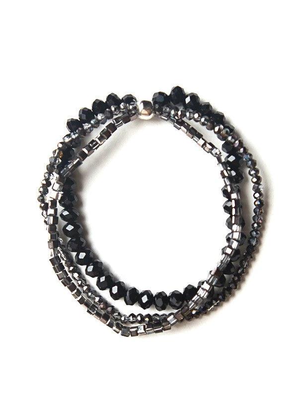 Sparkle Glass Elastic Bracelet by Fair Anita