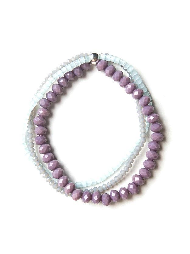 Sparkle Glass Elastic Bracelet by Fair Anita