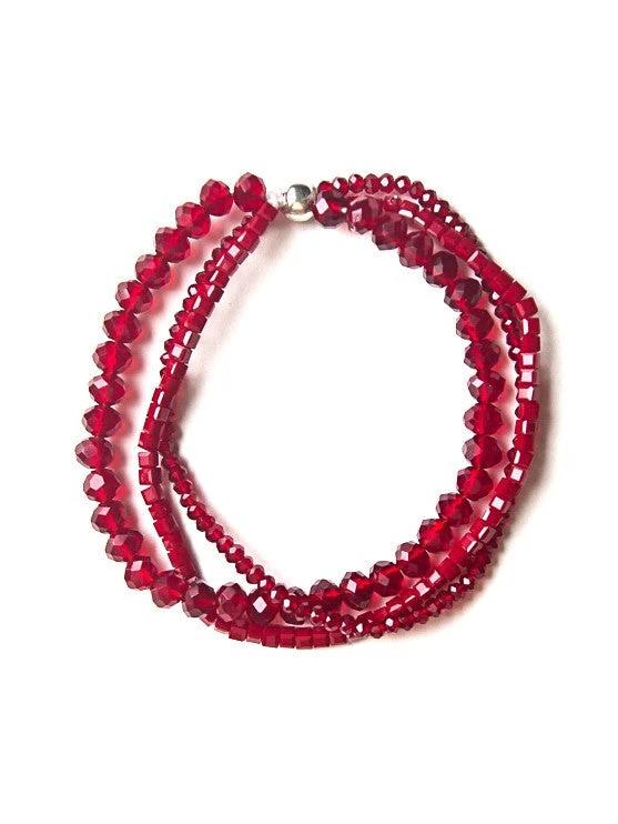 Sparkle Glass Elastic Bracelet by Fair Anita