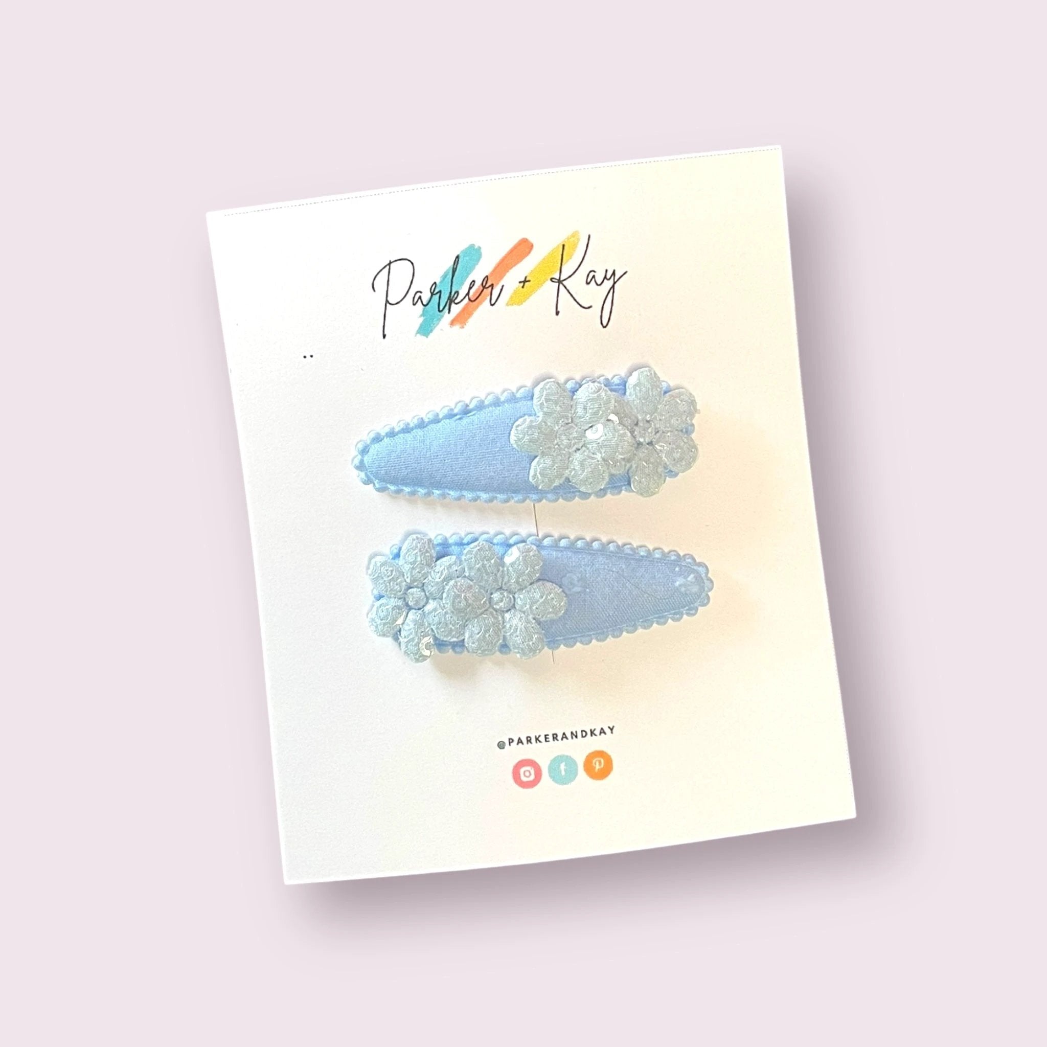 Sparkling Bloom Hair Clips by Parker + Kay Creative