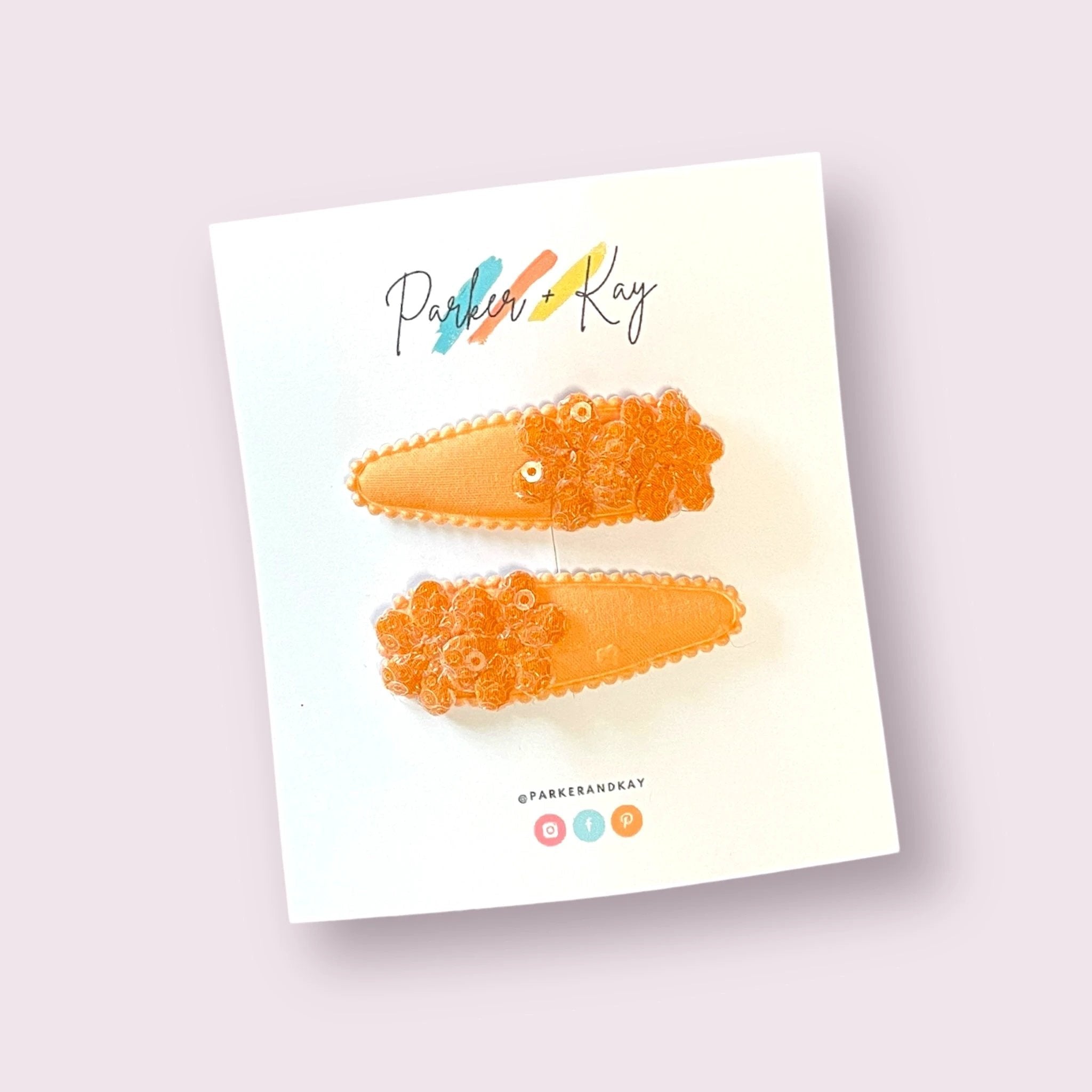 Sparkling Bloom Hair Clips by Parker + Kay Creative