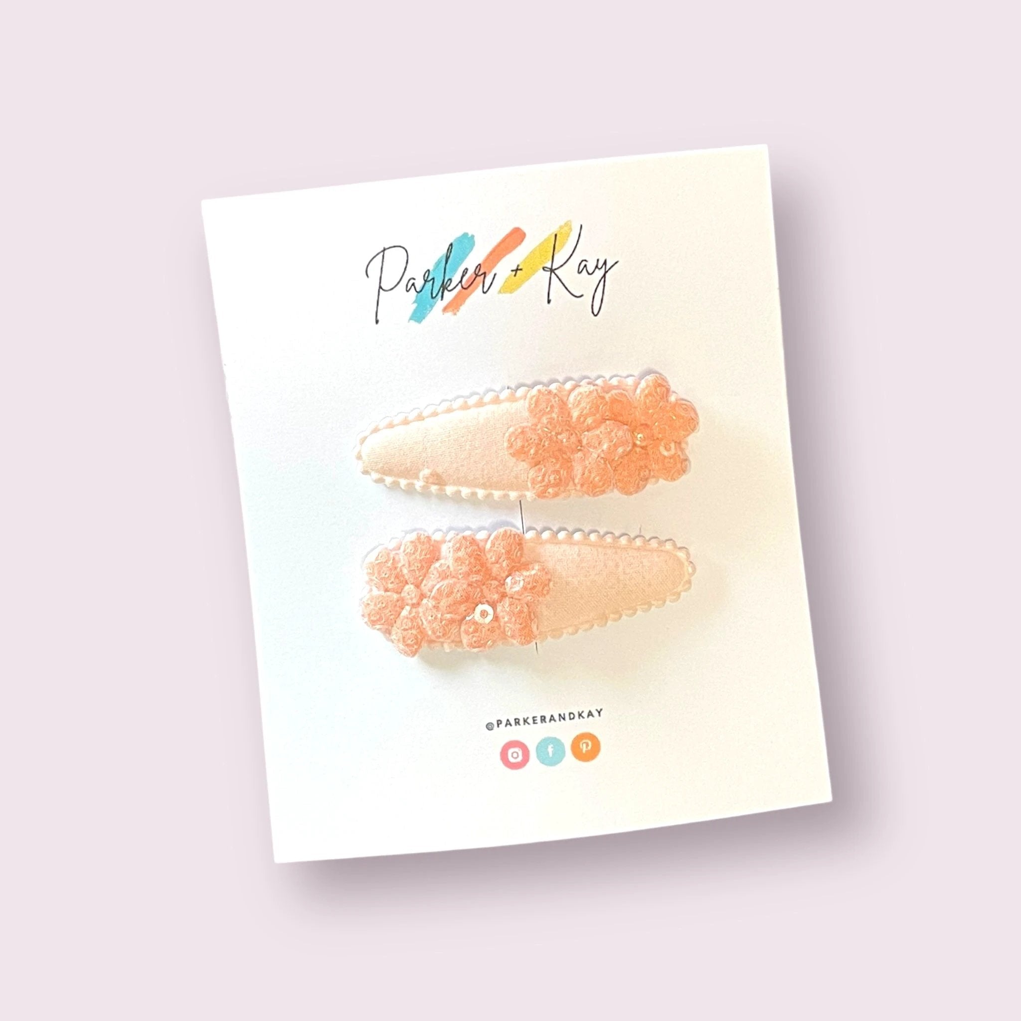 Sparkling Bloom Hair Clips by Parker + Kay Creative