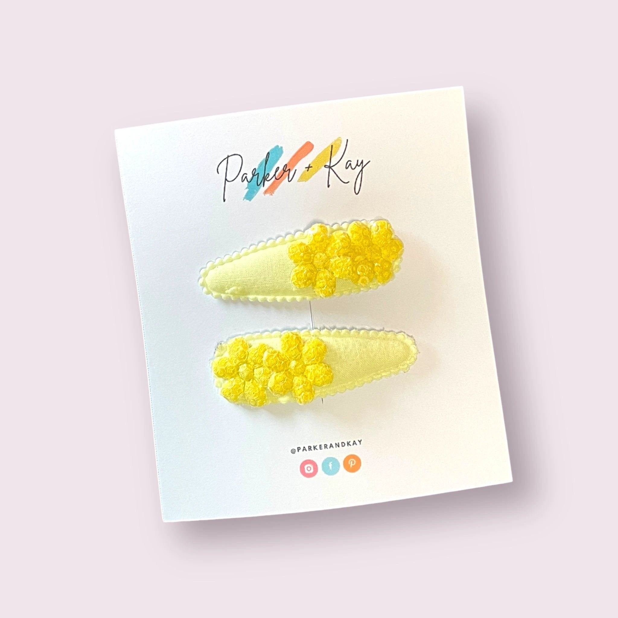 Sparkling Bloom Hair Clips by Parker + Kay Creative