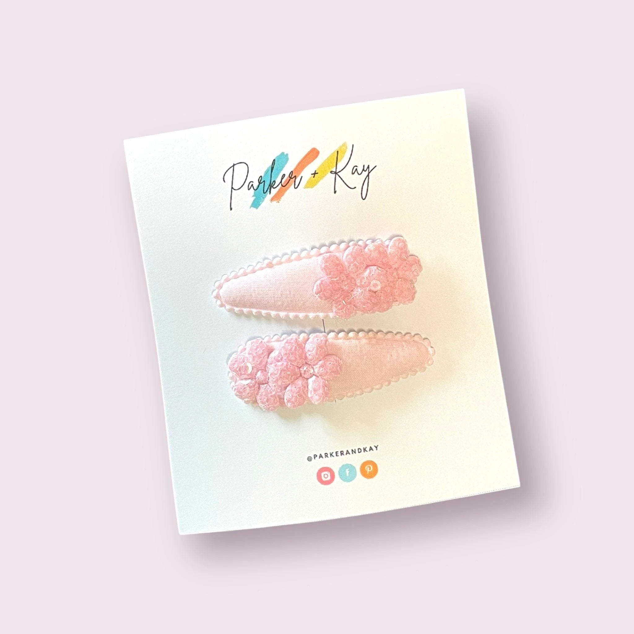 Sparkling Bloom Hair Clips by Parker + Kay Creative