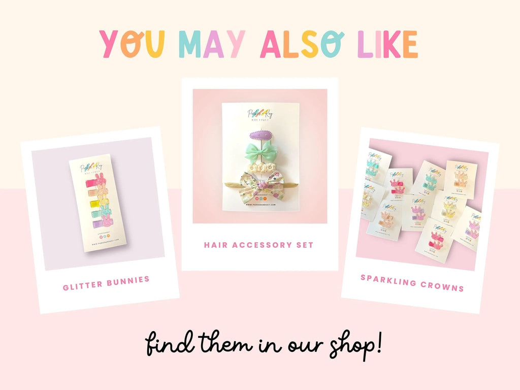Sparkling Crown Hair Clips by Parker + Kay Creative