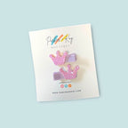 Sparkling Crown Hair Clips by Parker + Kay Creative