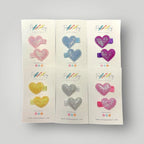 Sparkling Heart Hair Clips by Parker + Kay Creative