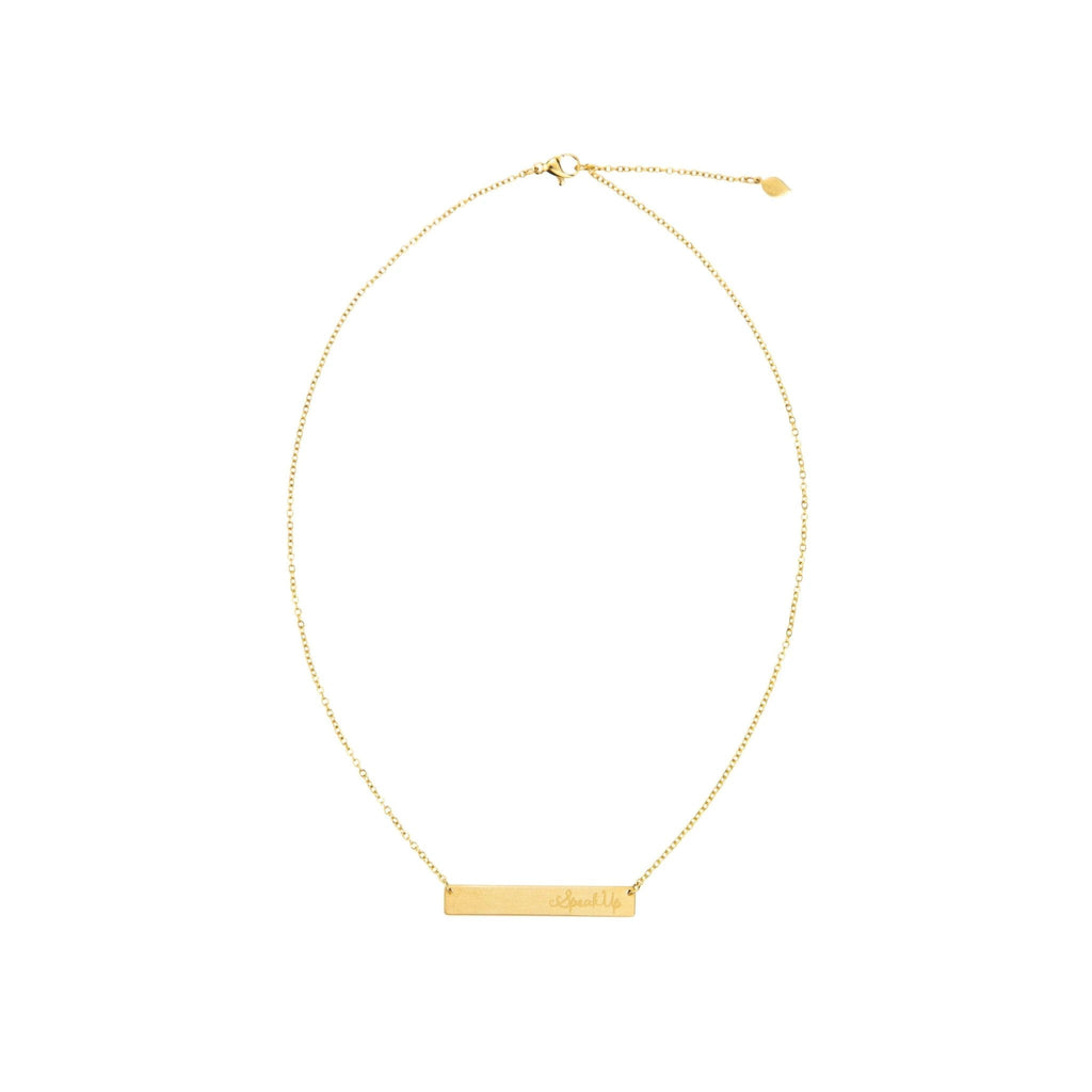 Speak Up Bar Necklace