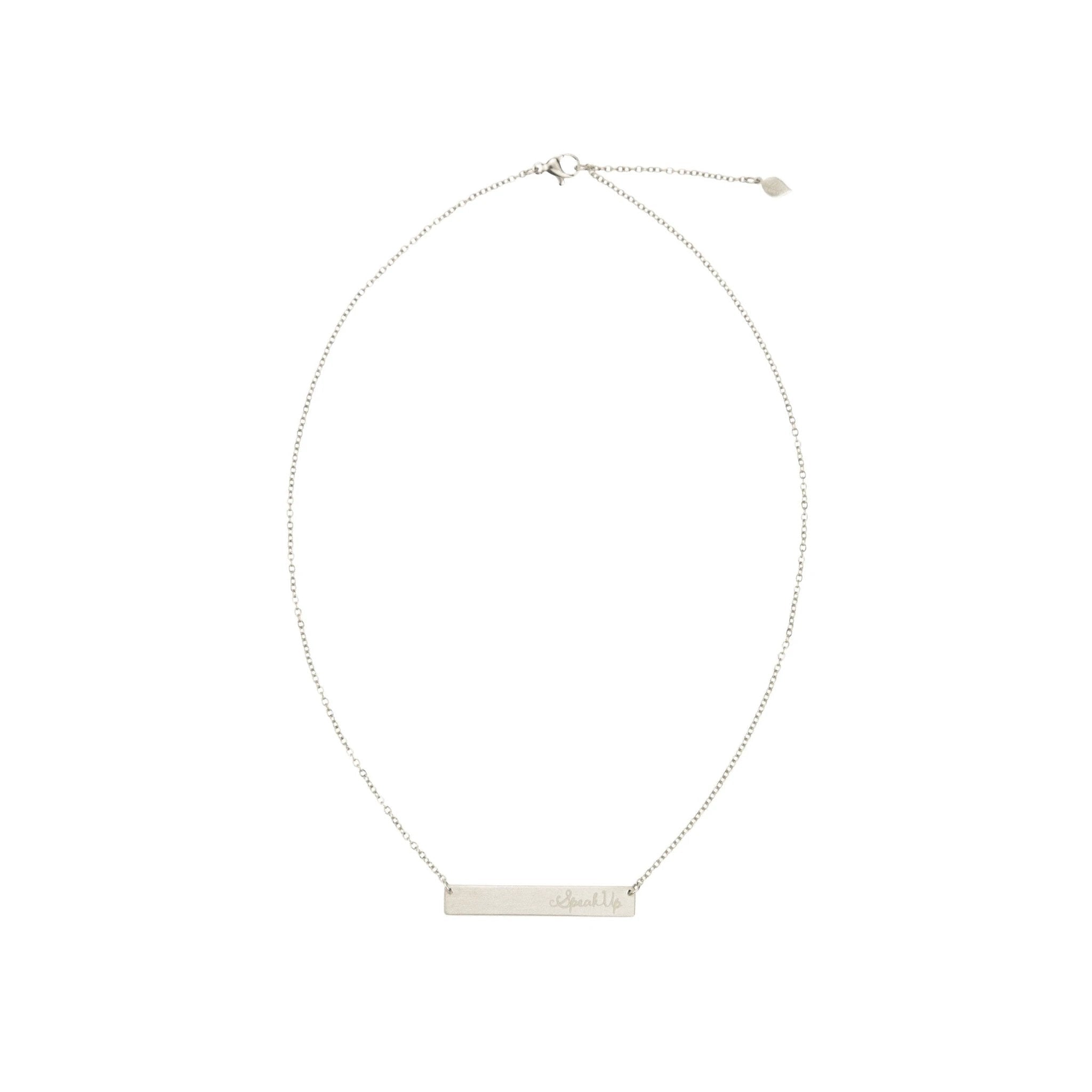 Speak Up Bar Necklace