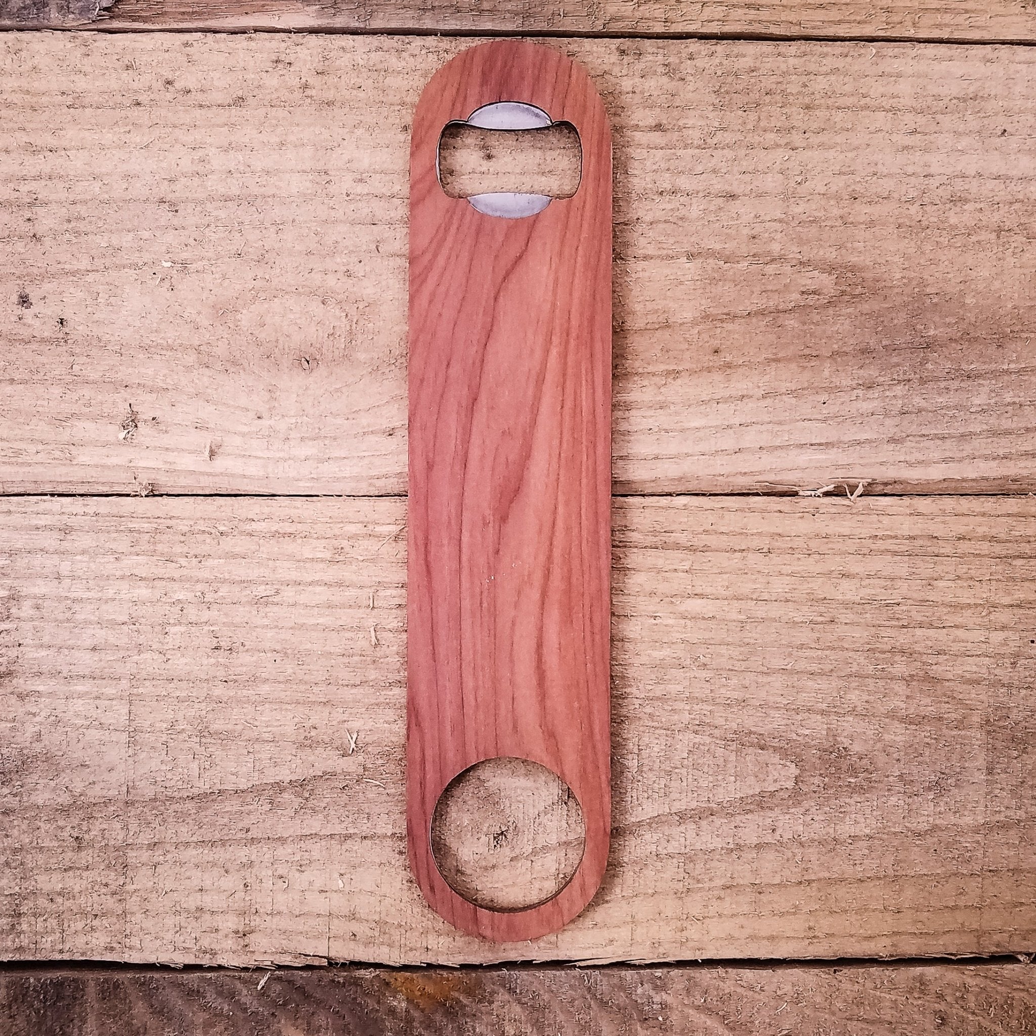 Wooden Bottle Opener | Handmade Speed Opener for Beer Lovers (full size)