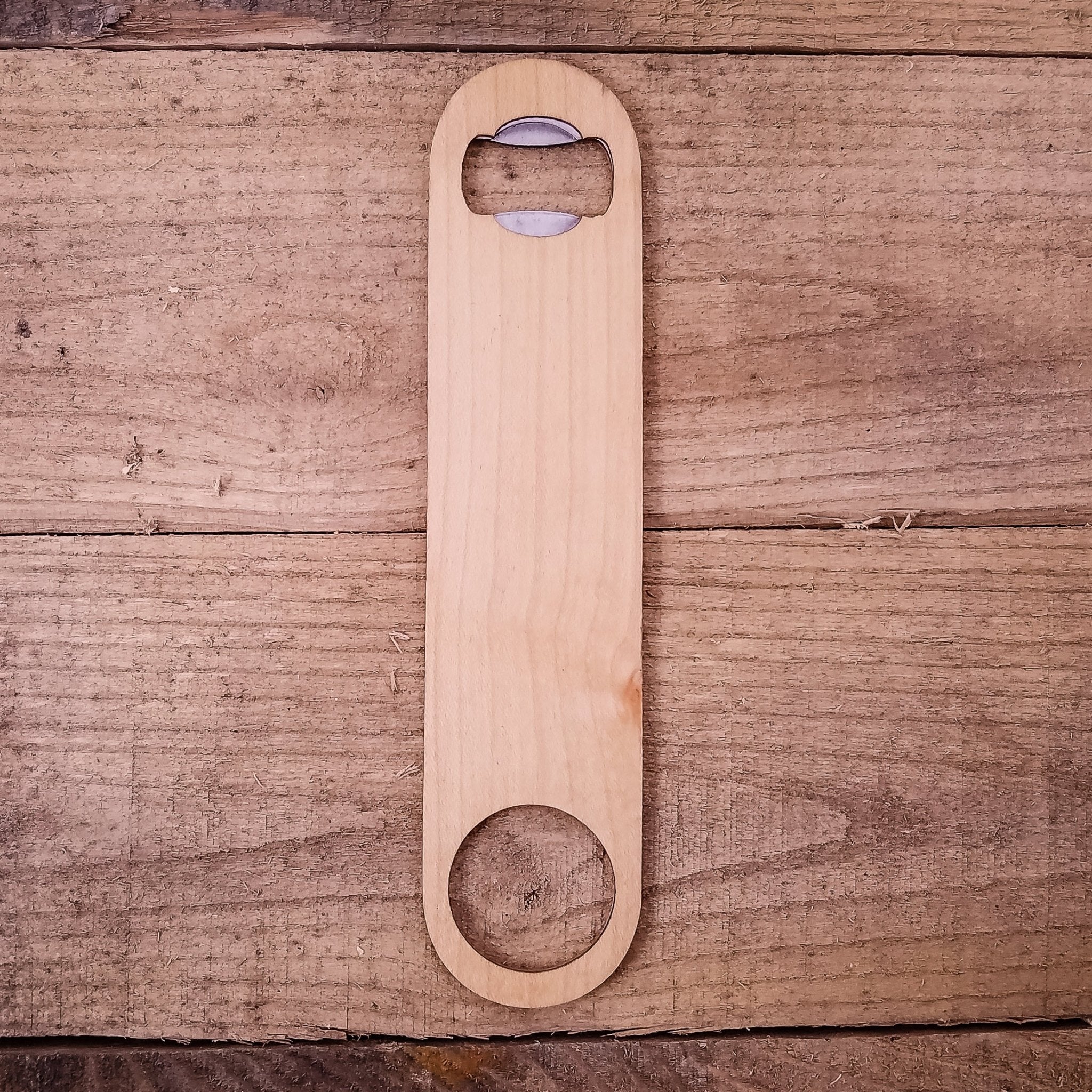 Wooden Bottle Opener | Handmade Speed Opener for Beer Lovers (full size)