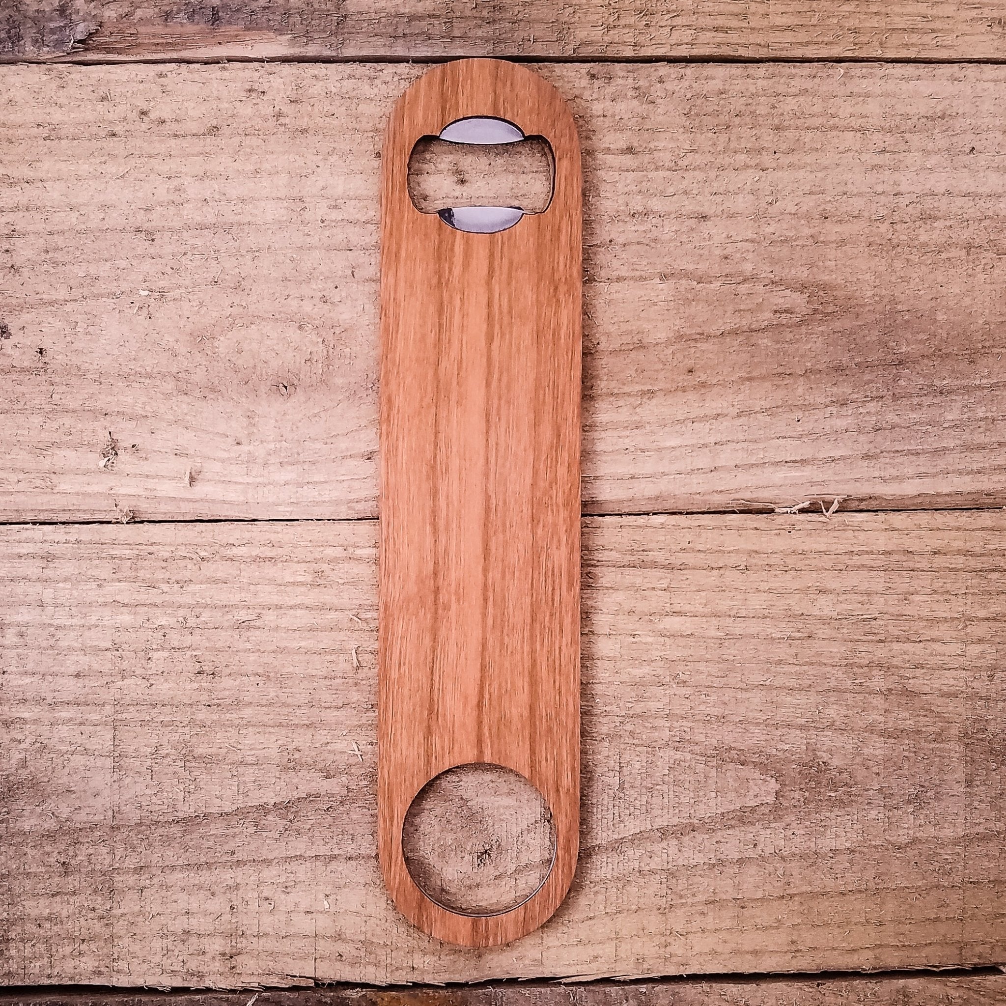 Wooden Bottle Opener | Handmade Speed Opener for Beer Lovers (full size)
