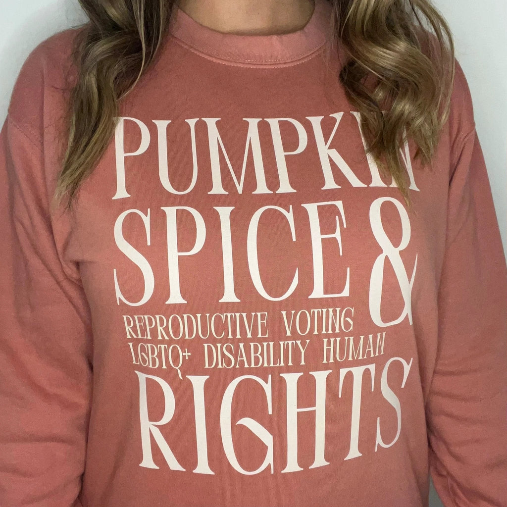 Spice & Rights Crewneck Sweatshirt by Kind Cotton