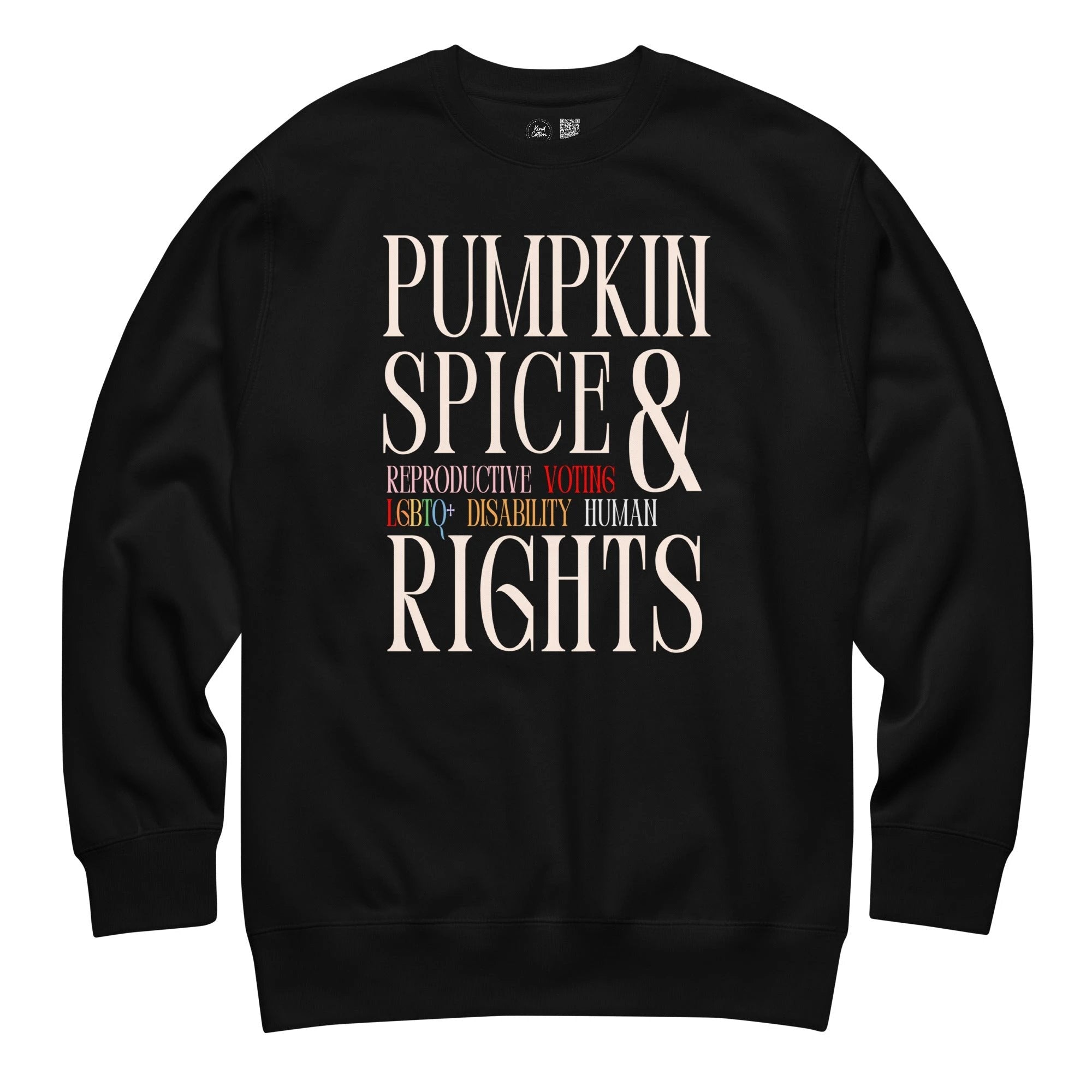 Spice & Rights Crewneck Sweatshirt by Kind Cotton