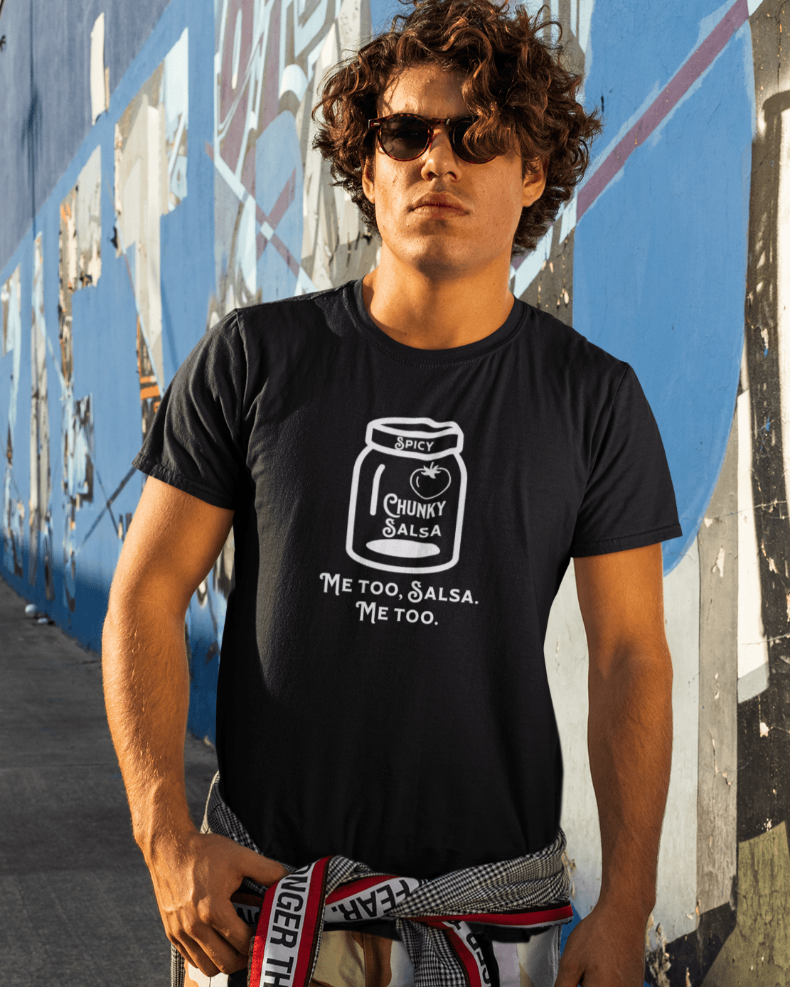 Spicy Chunky Salsa, Me Too T-shirt | Latino Pride Funny Viral Tees | 3 Colors T-Shirt La Vie Bien Spicy Chunky Salsa, Me Too T-shirt | Latino Pride Funny Viral Tees | 3 Colors