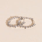 Spiky Huggie Hoop Earrings by Oh Clementine