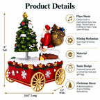 Spinning Christmas Tree Musical Box on Wheels Musical Figurines > Santa La Vie Bien Spinning Christmas Tree Musical Box on Wheels