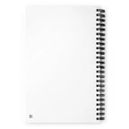 Color splash neon spiral dotted notebook by La Vie Bien