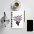 Your beautiful mind Spiral dotted notebook by La Vie Bien
