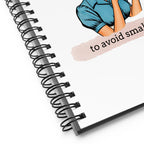 I'll gladly take the stairs to avoid small talk Spiral notebook by La Vie Bien
