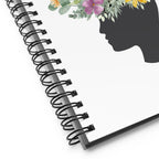 Your beautiful mind Spiral dotted notebook by La Vie Bien