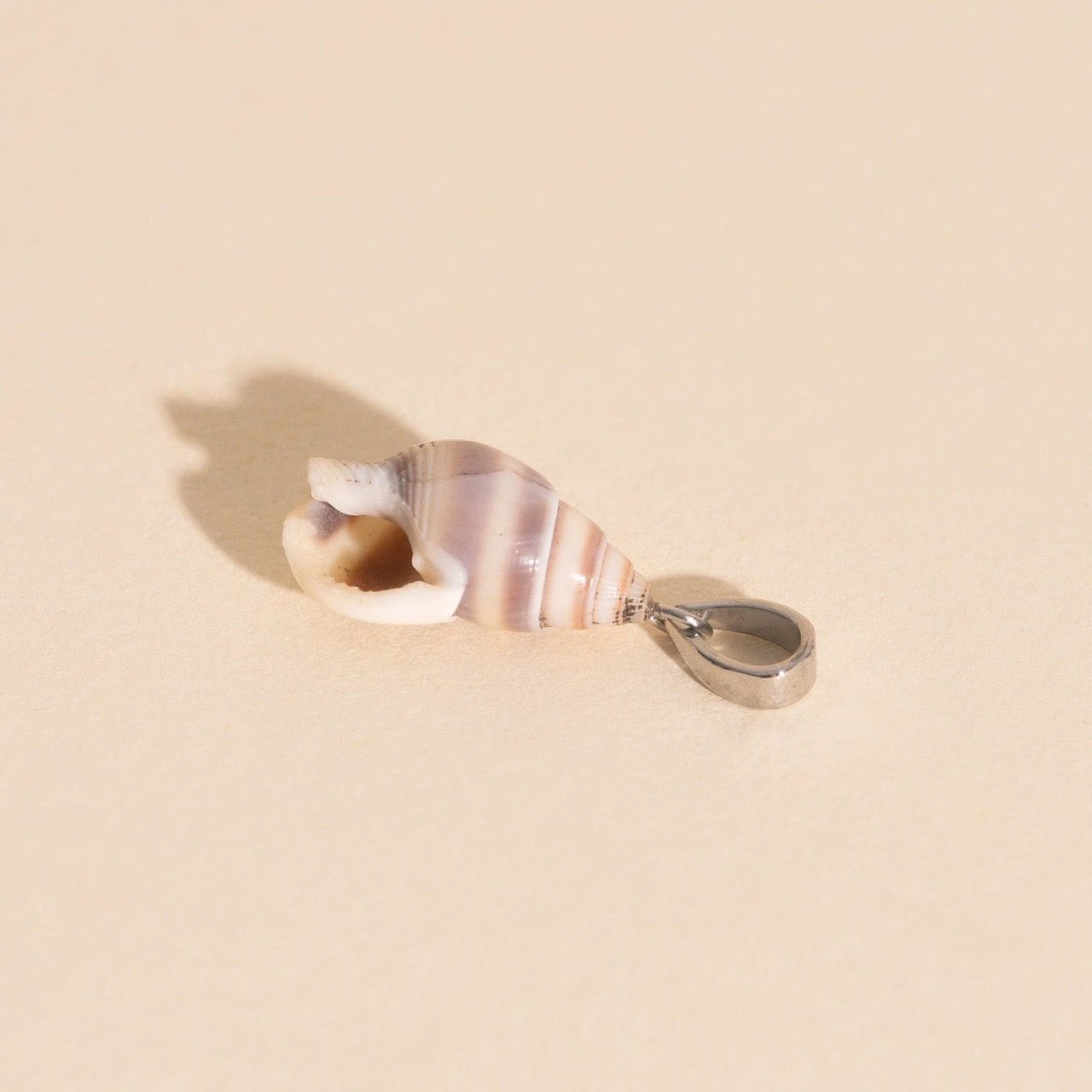 Spiral Shell Necklace Charm by Oh Clementine