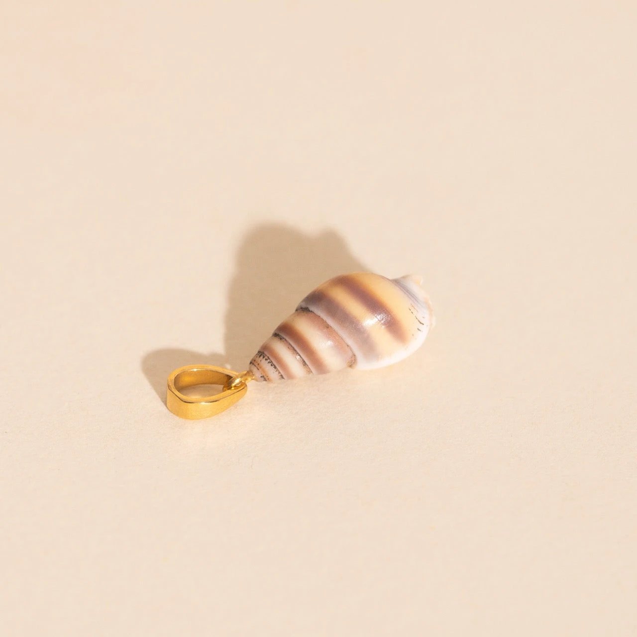 Spiral Shell Necklace Charm by Oh Clementine