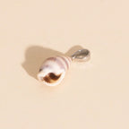 Spiral Shell Necklace Charm by Oh Clementine