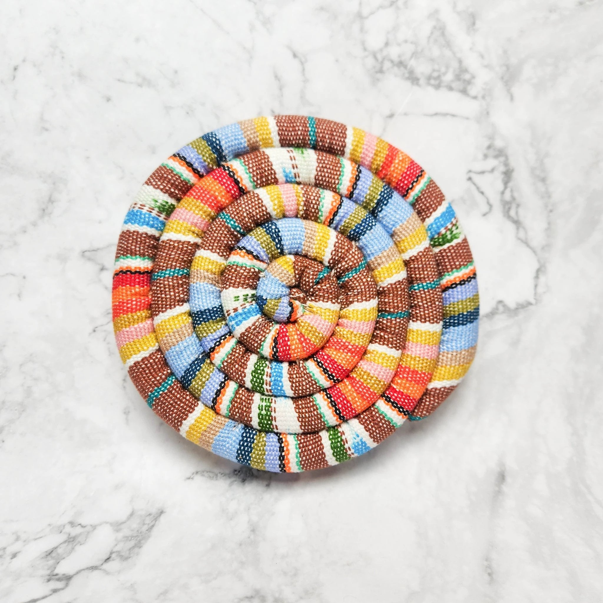 Medium Spiral Spiced Trivet by Upavim Crafts