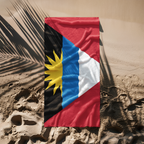 Antigua & Barbuda Flag Beach Towel
