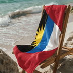Antigua & Barbuda Flag Beach Towel