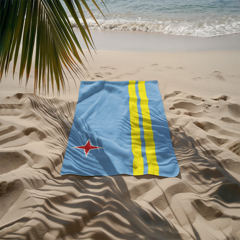 Aruba Flag Beach Towel