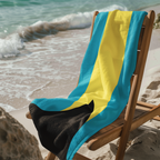 Bahamas Flag Beach Towel