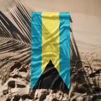 Bahamas Flag Beach Towel