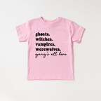 Spooky Season Gangs All Here youth & toddler tee - Halloween collection by Benny and Ray Apparel