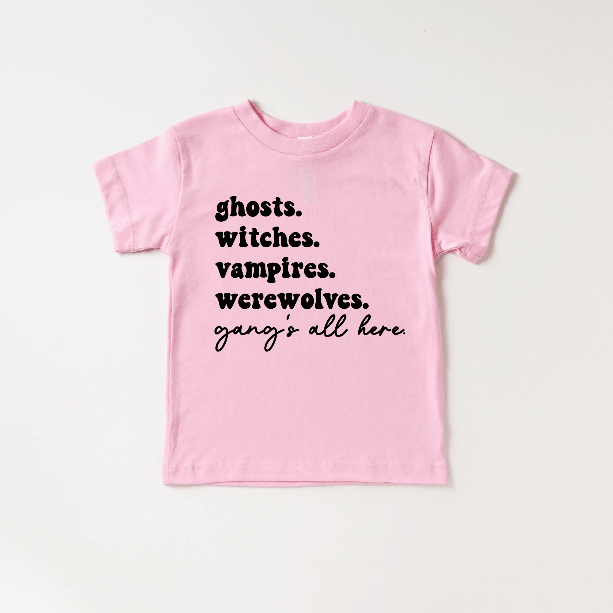 Spooky Season Gangs All Here youth & toddler tee - Halloween collection by Benny and Ray Apparel