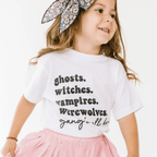 Spooky Season Gangs All Here youth & toddler tee - Halloween collection by Benny and Ray Apparel