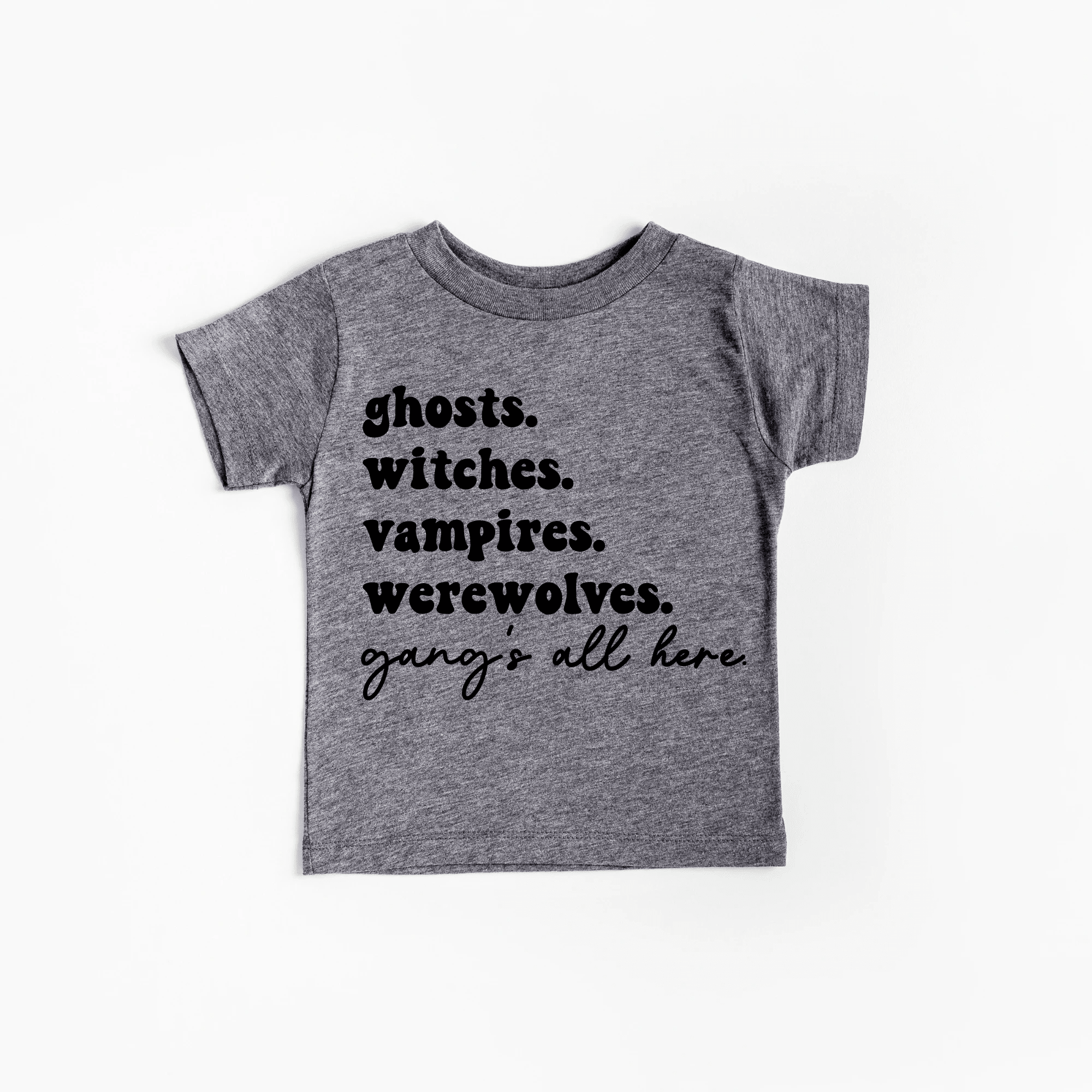 Spooky Season Gangs All Here youth & toddler tee - Halloween collection by Benny and Ray Apparel